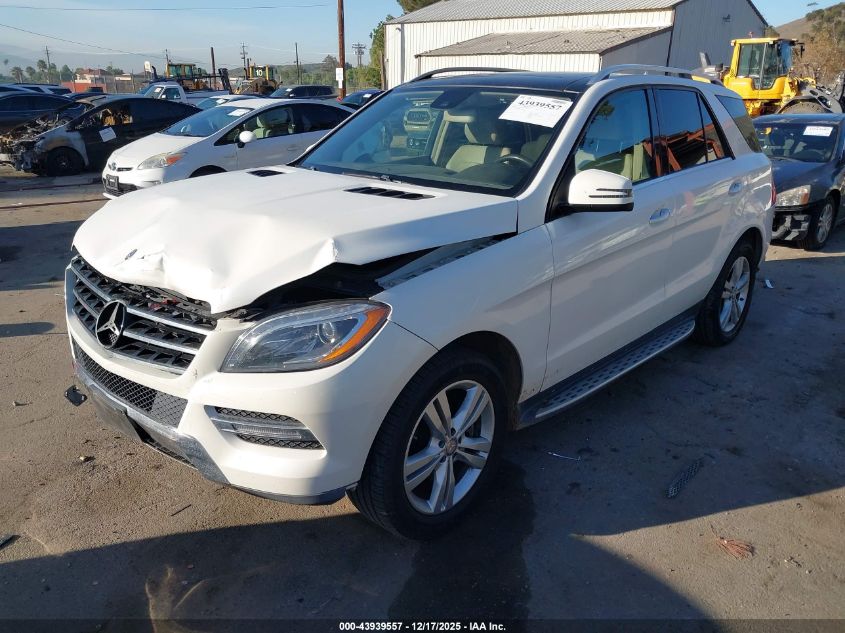 2014 Mercedes-Benz Ml 350 VIN: 4JGDA5JB0EA275506 Lot: 43939557