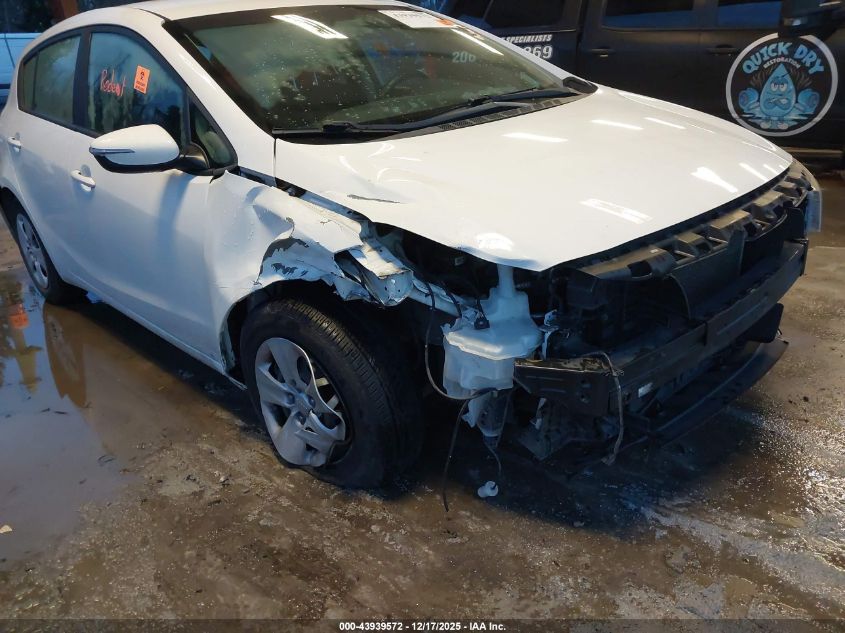 2018 Kia Forte Lx VIN: KNAFK5A86J5772722 Lot: 43939572