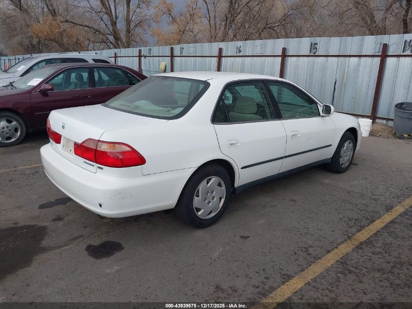 1999 Honda Accord Lx V6 VIN: 1HGCG1644XA054707 Lot: 43939575