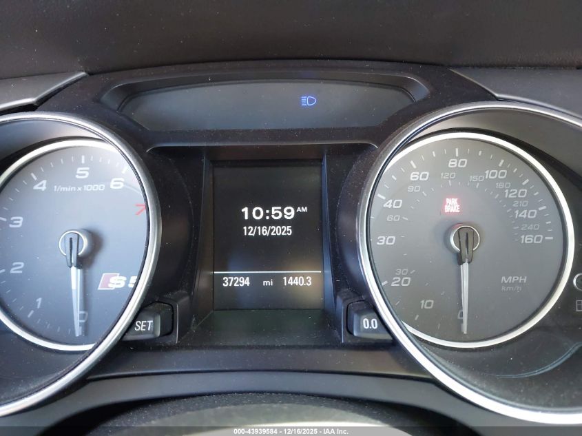 2013 Audi S5 3.0T Premium Plus VIN: WAU3GAFR9DA016554 Lot: 43939584