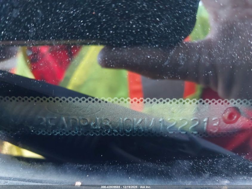 2019 Ford Fiesta Se VIN: 3FADP4BJ0KM122213 Lot: 43939585