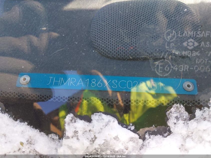 1995 Honda Odyssey Lx/Ex VIN: JHMRA186XSC028701 Lot: 43939591