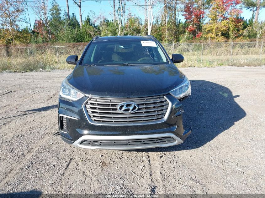 2017 Hyundai Santa Fe Se VIN: KM8SM4HF3HU233058 Lot: 43939593