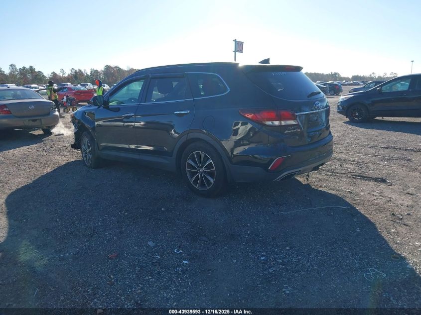2017 Hyundai Santa Fe Se VIN: KM8SM4HF3HU233058 Lot: 43939593