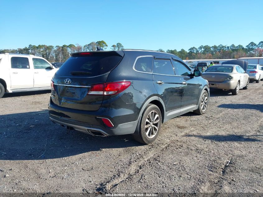 2017 Hyundai Santa Fe Se VIN: KM8SM4HF3HU233058 Lot: 43939593
