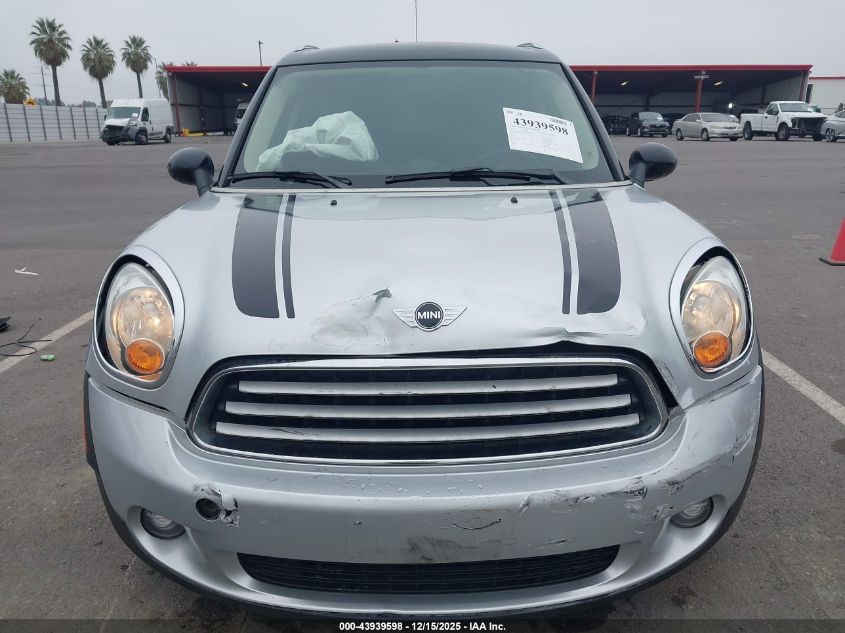 2012 Mini Cooper Countryman VIN: WMWZB3C51CWM03977 Lot: 43939598