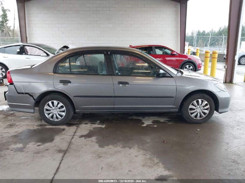 2005 Honda Civic Vp VIN: 1HGES16305L023955 Lot: 43939613