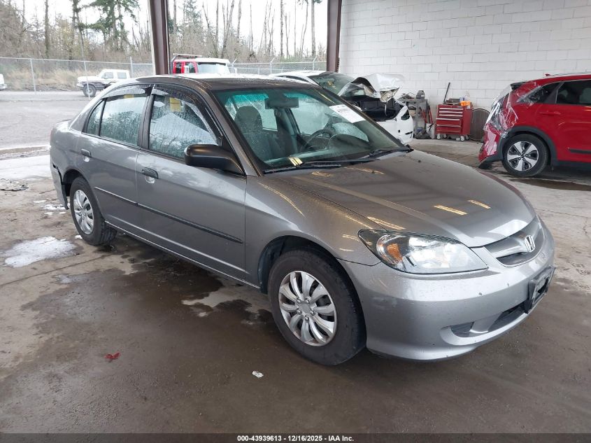2005 Honda Civic Vp VIN: 1HGES16305L023955 Lot: 43939613
