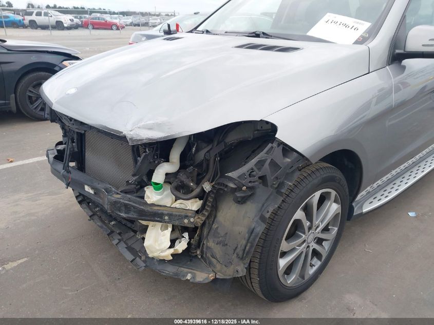 2016 Mercedes-Benz Gle 350 VIN: 4JGDA5JB2GA721772 Lot: 43939616