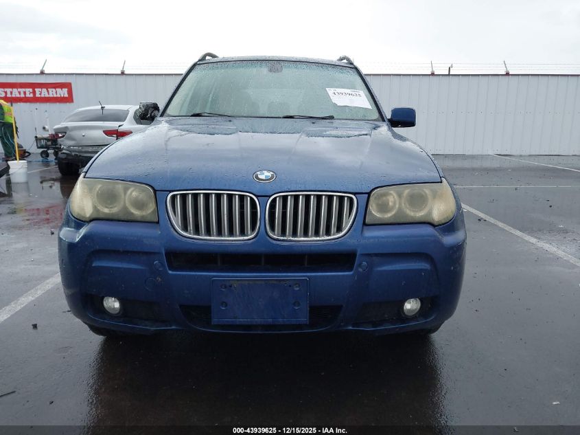 2008 BMW X3 3.0Si VIN: WBXPC93468WJ05419 Lot: 43939625