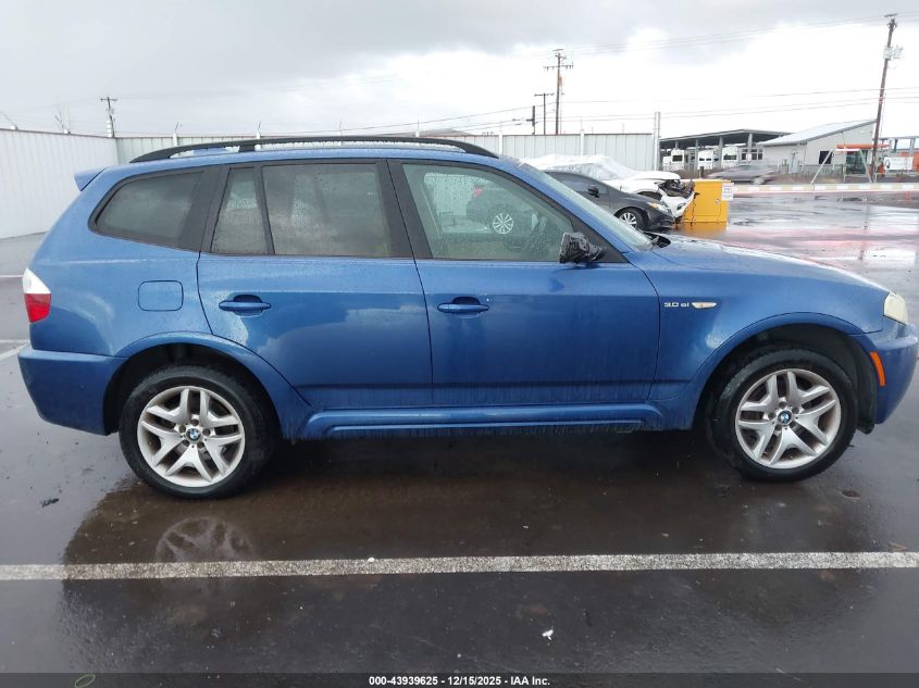 2008 BMW X3 3.0Si VIN: WBXPC93468WJ05419 Lot: 43939625