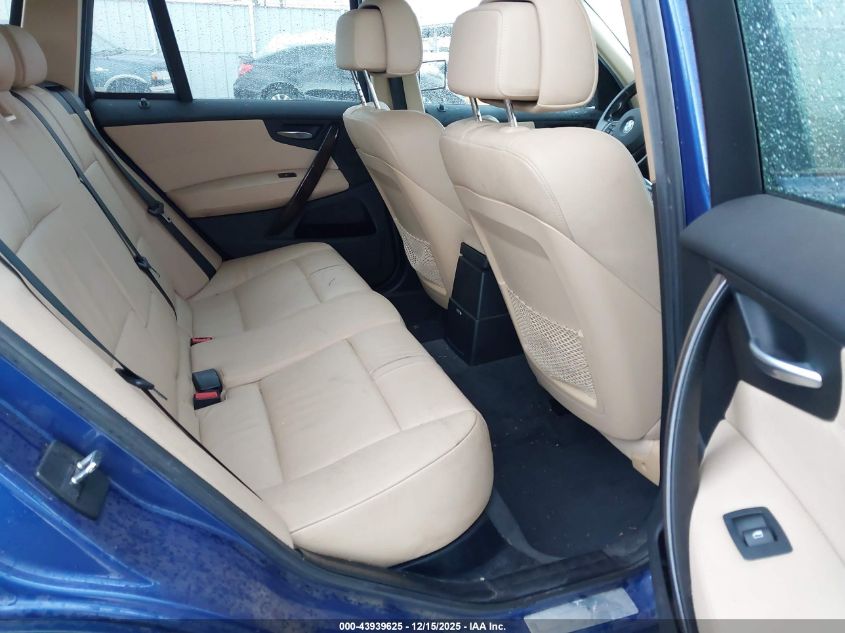 2008 BMW X3 3.0Si VIN: WBXPC93468WJ05419 Lot: 43939625