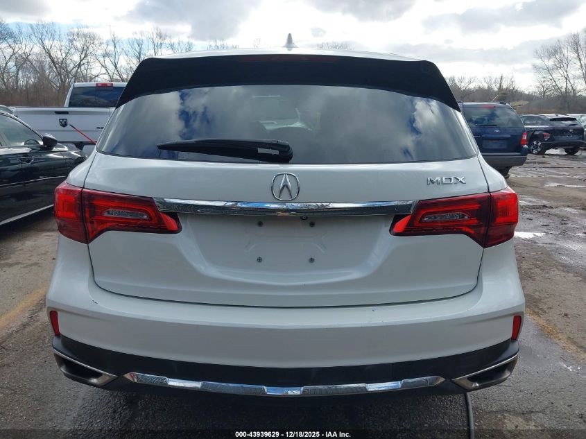 2017 Acura Mdx VIN: 5FRYD3H30HB012670 Lot: 43939629
