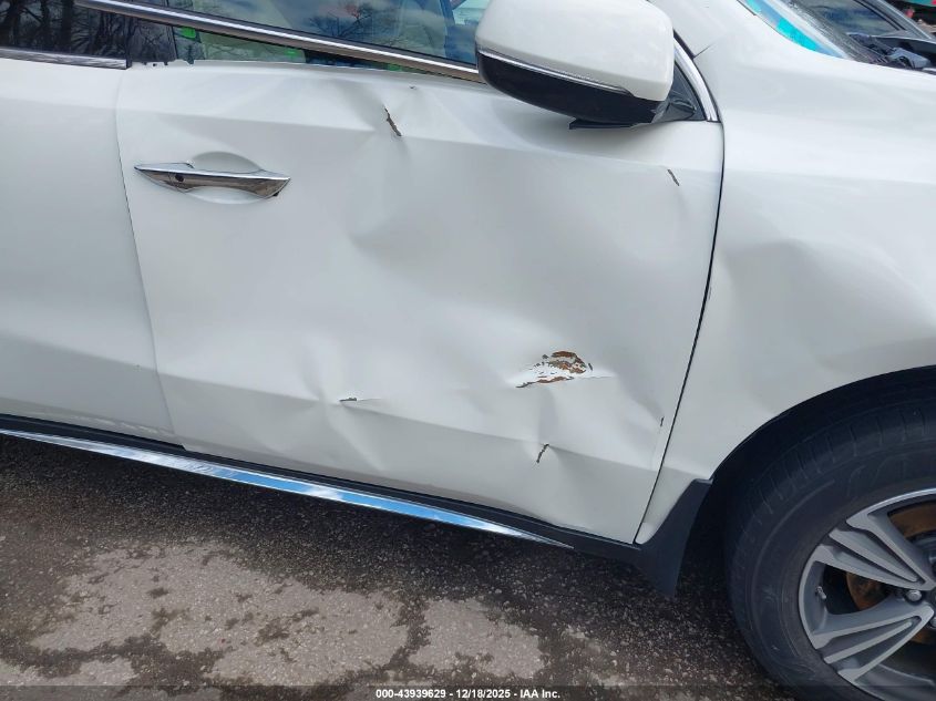 2017 Acura Mdx VIN: 5FRYD3H30HB012670 Lot: 43939629