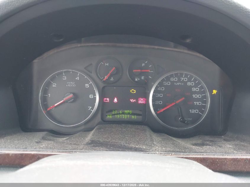 2006 Ford Five Hundred Sel VIN: 1FAFP27106G171708 Lot: 43939643