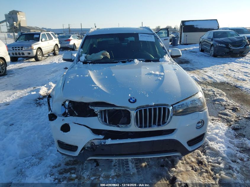 2017 BMW X3 xDrive28I VIN: 5UXWX9C53H0T12888 Lot: 43939642