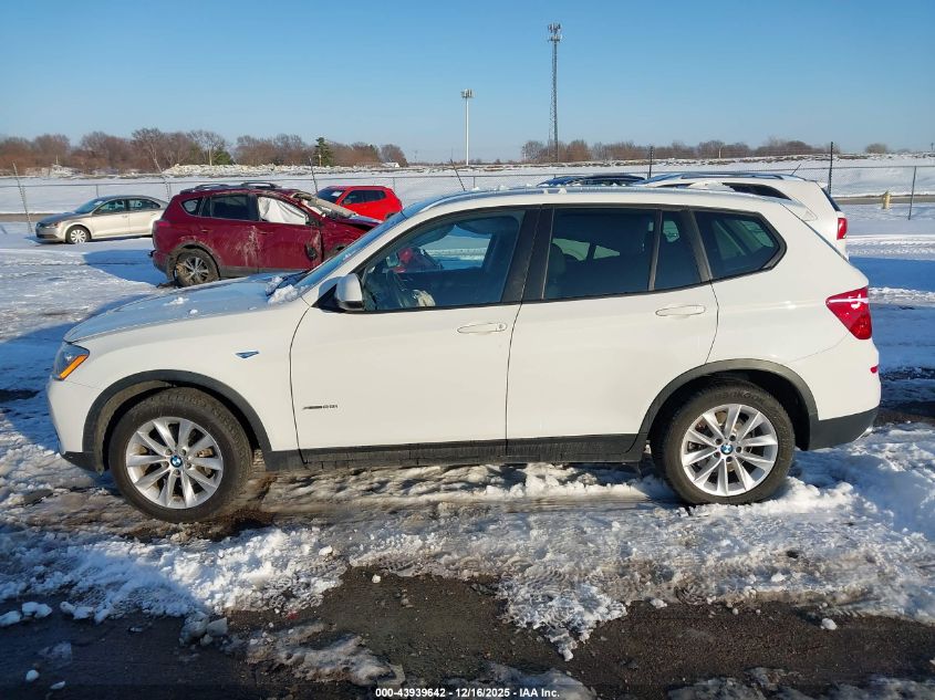 2017 BMW X3 xDrive28I VIN: 5UXWX9C53H0T12888 Lot: 43939642