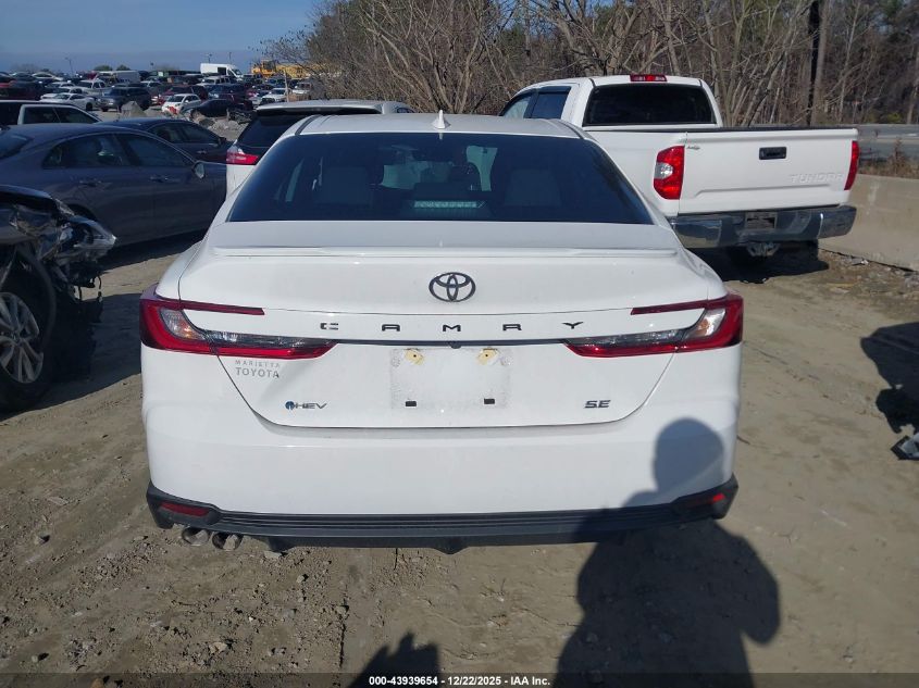 2025 Toyota Camry Se VIN: 4T1DAACK2SU537087 Lot: 43939654