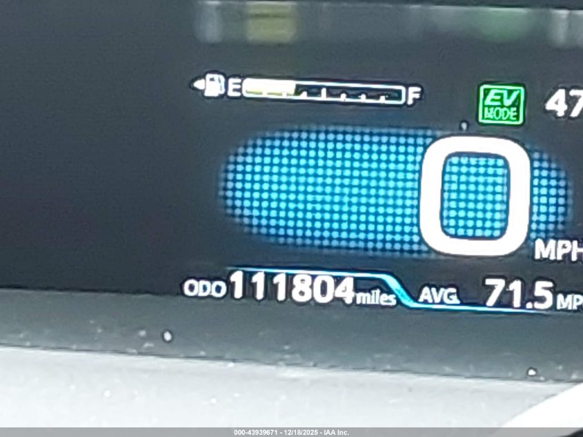 2020 Toyota Prius Prime Xle VIN: JTDKARFP2L3152766 Lot: 43939671