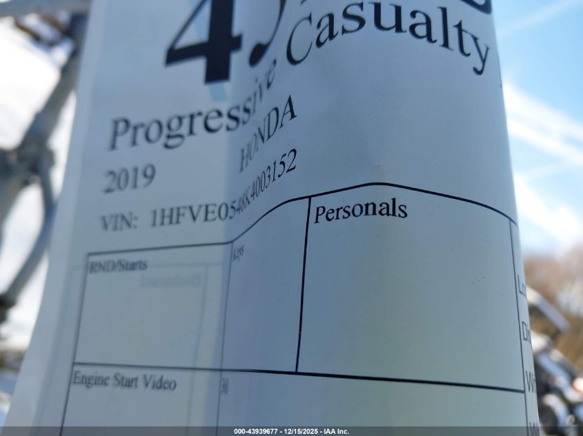 2019 Honda Sxs1000 S2R VIN: 1HFVE0548K4003152 Lot: 43939677