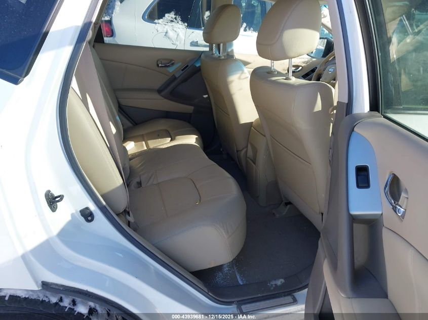 2011 Nissan Murano Sl VIN: JN8AZ1MWXBW185838 Lot: 43939681