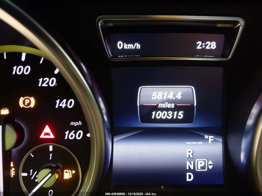 2015 Mercedes-Benz Ml 350 4Matic VIN: 4JGDA5HB8FA486606 Lot: 43939696