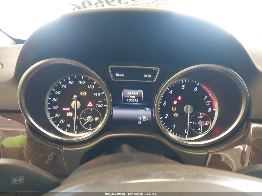 2015 Mercedes-Benz Ml 350 4Matic VIN: 4JGDA5HB8FA486606 Lot: 43939696