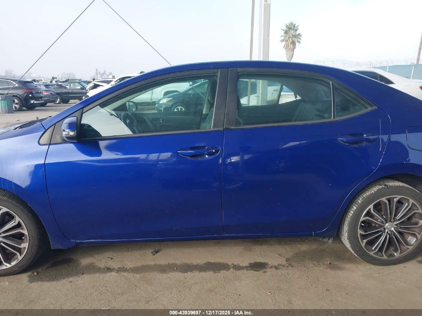 2015 Toyota Corolla S Plus VIN: 5YFBURHE0FP217516 Lot: 43939697