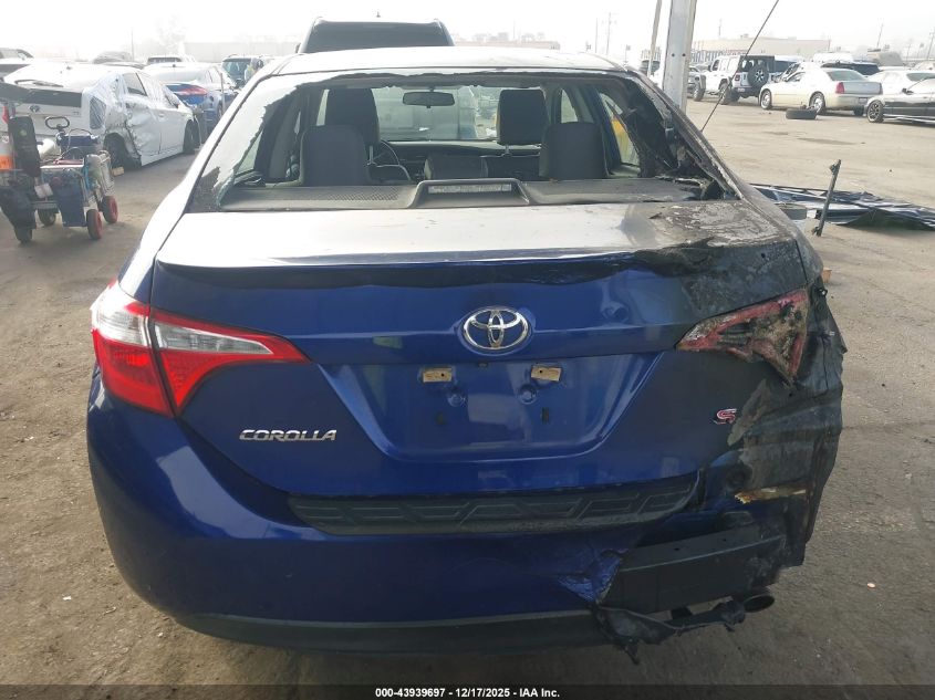 2015 Toyota Corolla S Plus VIN: 5YFBURHE0FP217516 Lot: 43939697