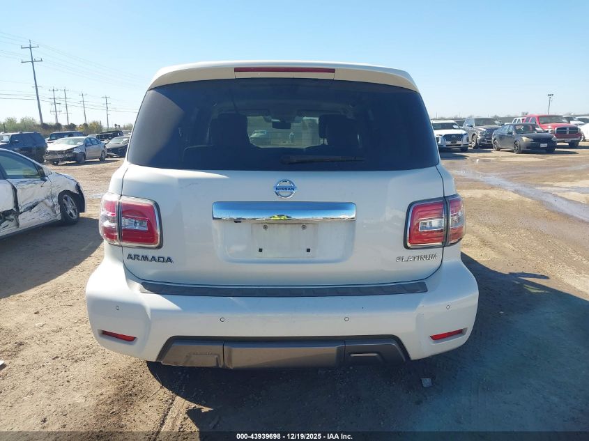 2019 Nissan Armada Platinum VIN: JN8AY2NF8K9350372 Lot: 43939698