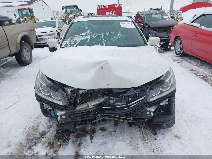 2017 Honda Accord Ex-L V6 VIN: 1HGCR3F88HA014852 Lot: 43939702