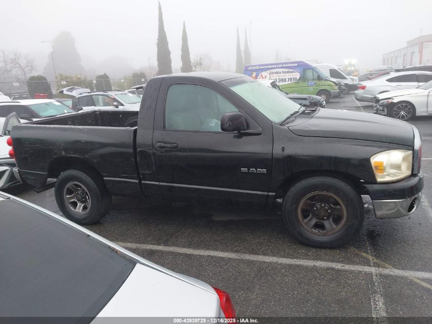 2008 Dodge Ram 1500 St/Sxt VIN: 1D7HA16K78J199090 Lot: 43939729