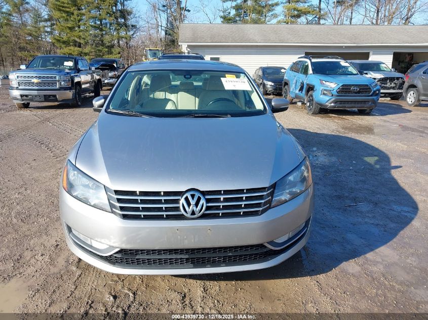 2013 Volkswagen Passat 2.5L Sel Premium VIN: 1VWCH7A37DC080549 Lot: 43939730