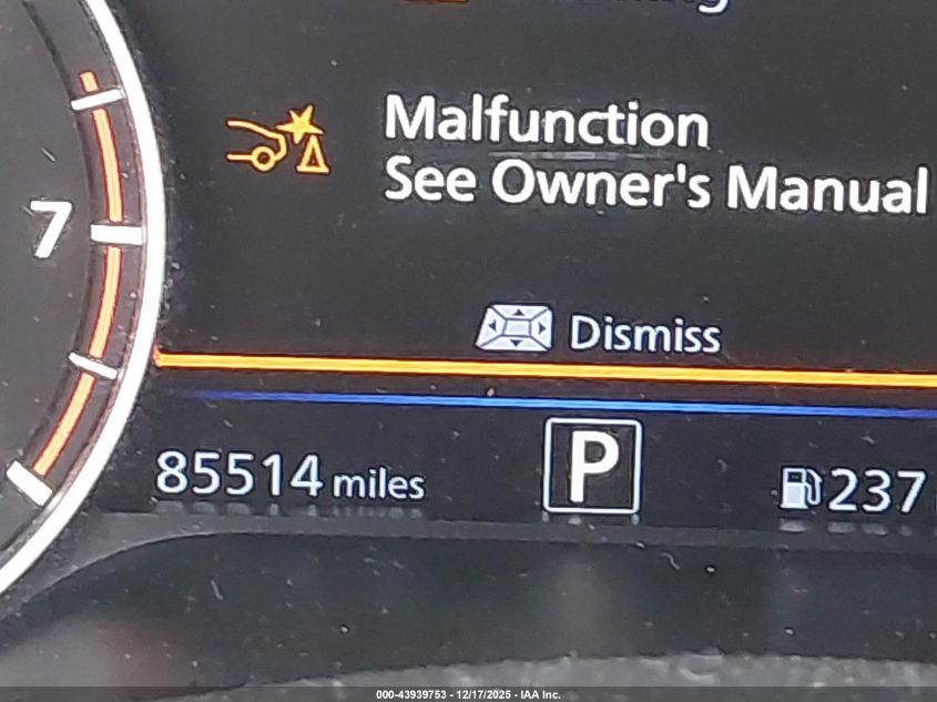 2019 Nissan Altima 2.5 Sr VIN: 1N4BL4CV2KC148804 Lot: 43939753