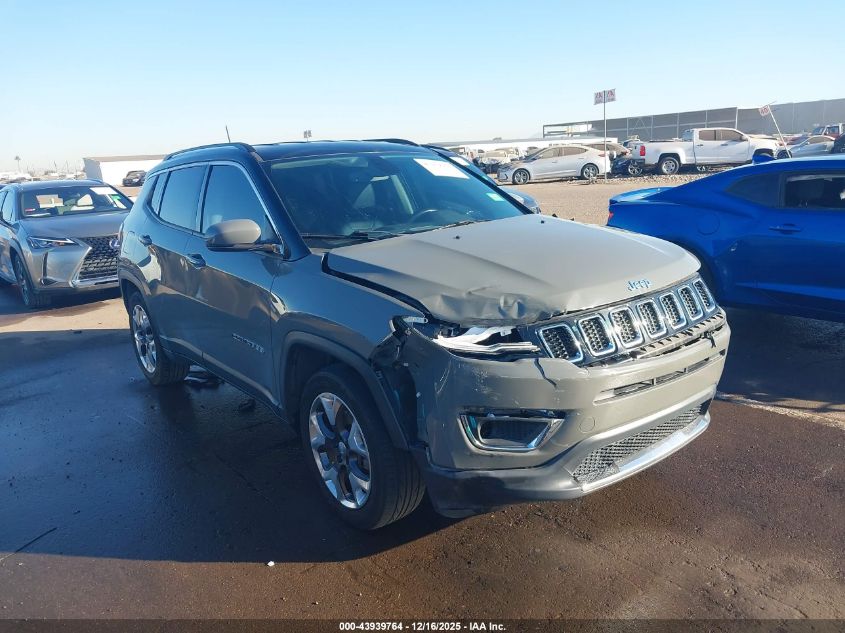 2020 Jeep Compass Limited Fwd VIN: 3C4NJCCB4LT155613 Lot: 43939764