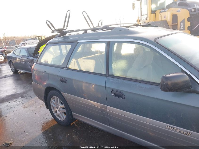 2001 Subaru Outback VIN: 4S3BH665016608994 Lot: 43939769