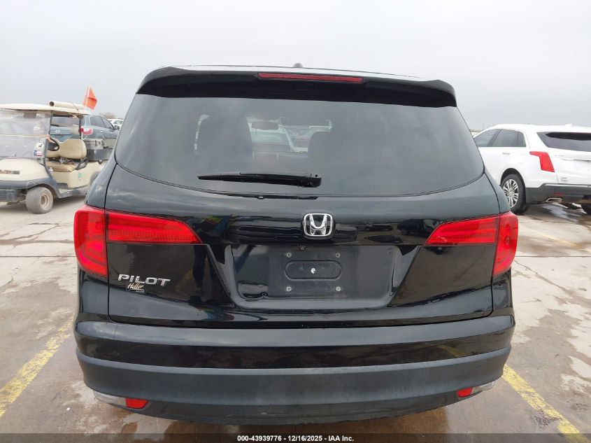2018 Honda Pilot Ex-L VIN: 5FNYF5H56JB013319 Lot: 43939776