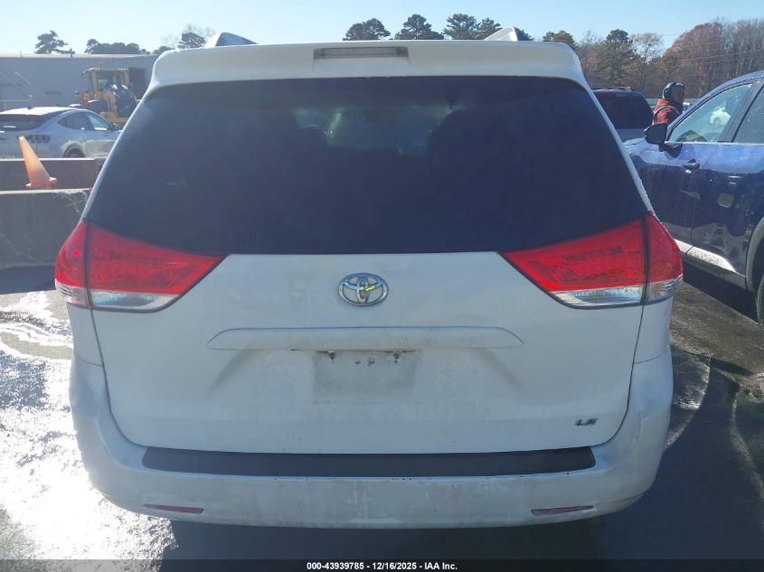2014 Toyota Sienna Le V6 8 Passenger VIN: 5TDKK3DC1ES500925 Lot: 43939785