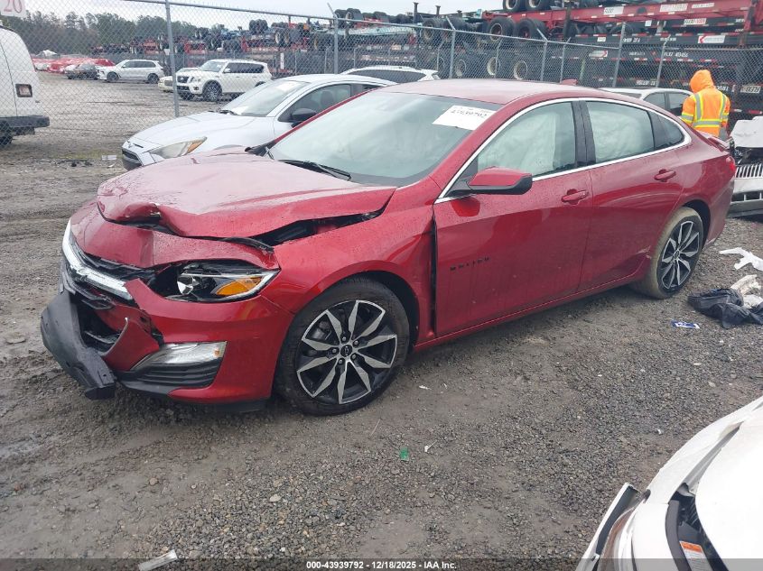 2025 Chevrolet Malibu Fwd Rs VIN: 1G1ZG5ST7SF107739 Lot: 43939792