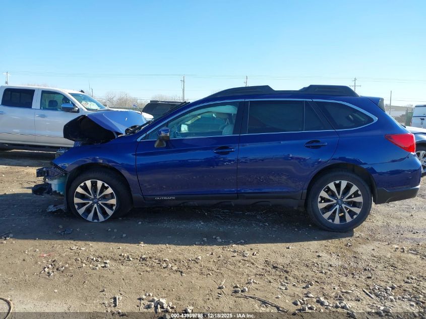2015 Subaru Outback 2.5I Limited VIN: 4S4BSBNC8F3282375 Lot: 43939798
