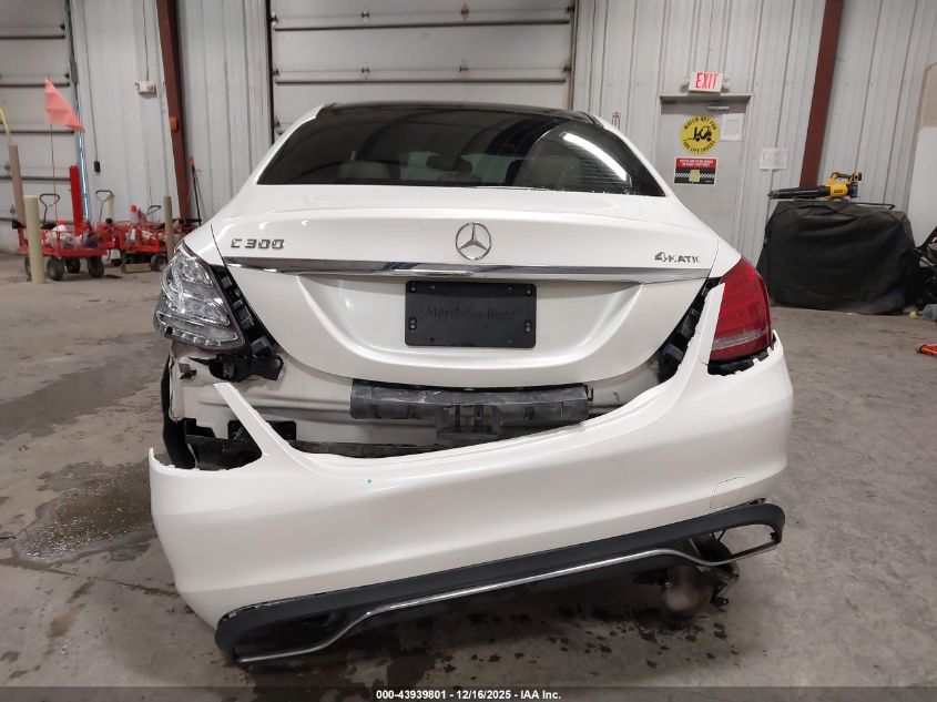 2015 Mercedes-Benz C 300 4Matic VIN: 55SWF4KB8FU086388 Lot: 43939801