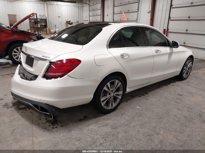 2015 Mercedes-Benz C 300 4Matic VIN: 55SWF4KB8FU086388 Lot: 43939801