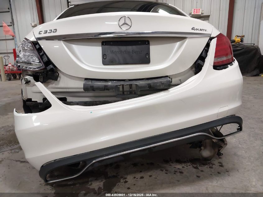 2015 Mercedes-Benz C 300 4Matic VIN: 55SWF4KB8FU086388 Lot: 43939801