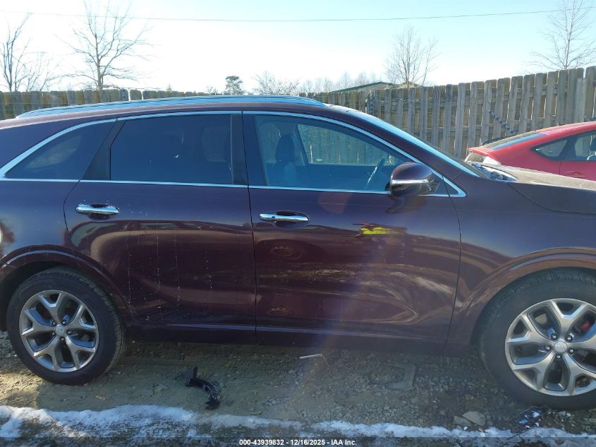 2016 Kia Sorento 3.3L Sx VIN: 5XYPK4A51GG184556 Lot: 43939832