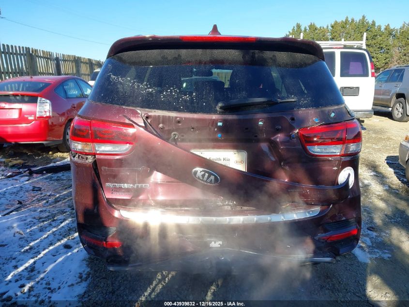 2016 Kia Sorento 3.3L Sx VIN: 5XYPK4A51GG184556 Lot: 43939832