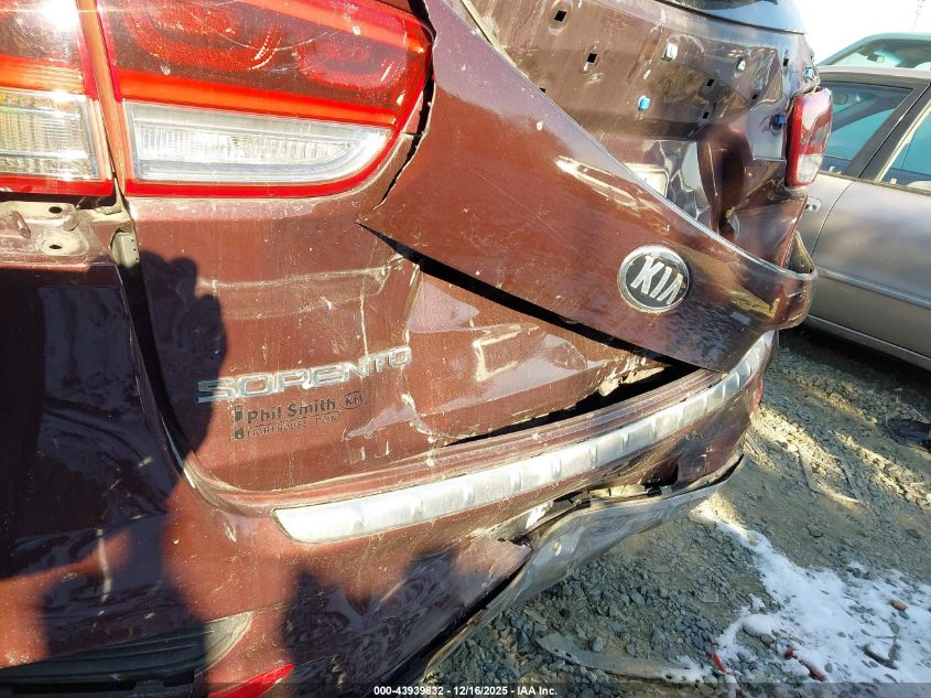 2016 Kia Sorento 3.3L Sx VIN: 5XYPK4A51GG184556 Lot: 43939832