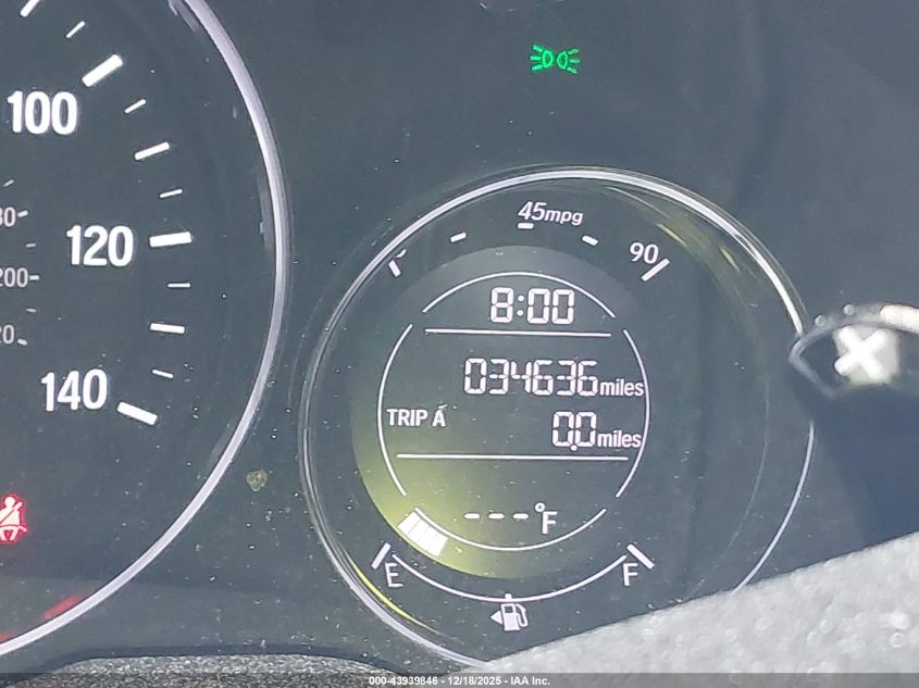 2018 Honda Hr-V Ex-L VIN: 3CZRU6H72JM722742 Lot: 43939846