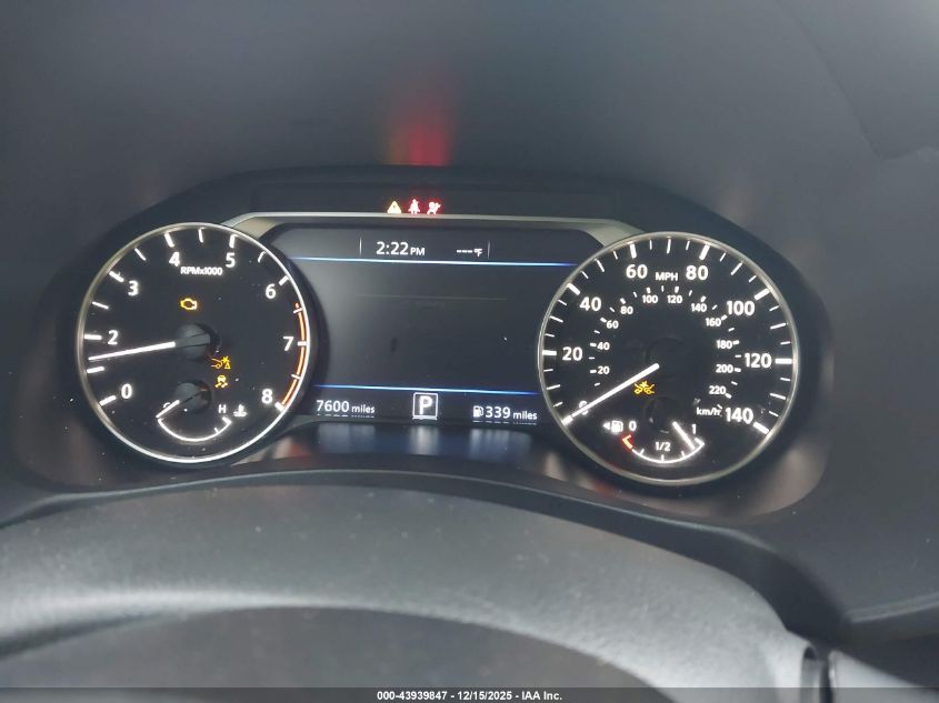 2025 Nissan Altima Sv Fwd VIN: 1N4BL4DVXSN394390 Lot: 43939847