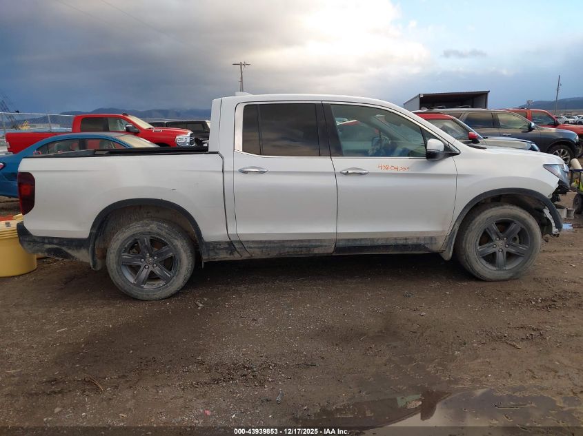 2021 Honda Ridgeline Rtl-E VIN: 5FPYK3F74MB006658 Lot: 43939853