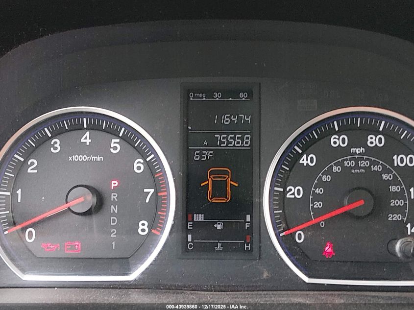 2009 Honda Cr-V Ex VIN: JHLRE48599C020925 Lot: 43939860